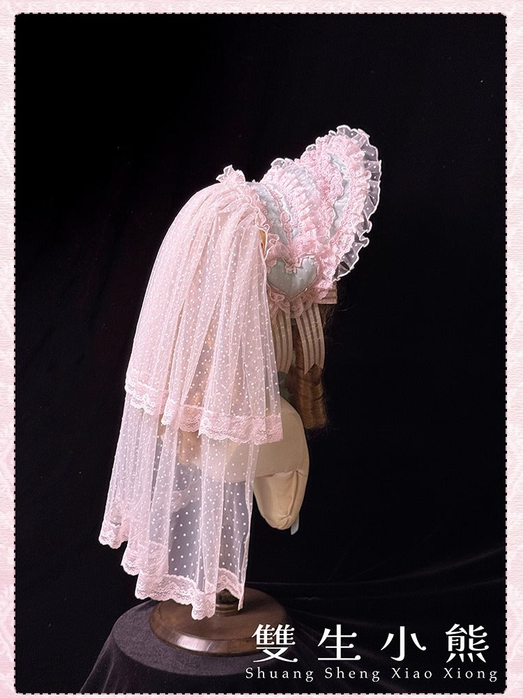 【受注予約~12/25】Love Heart アクセサリー【双生小熊】