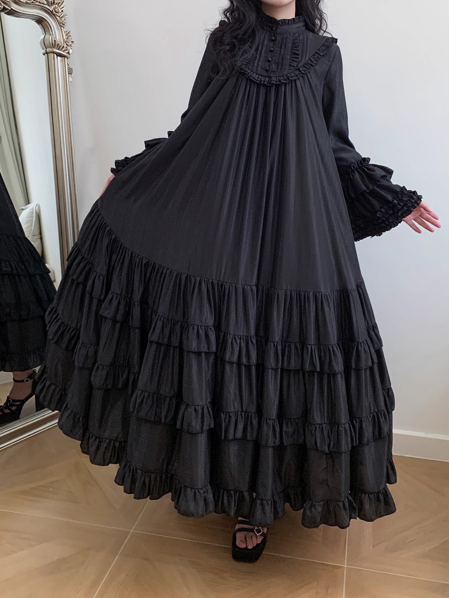 【受注予約~9/25】Princess of Windsor ワンピース・姫袖(プラスロング丈)【Little Dipper】