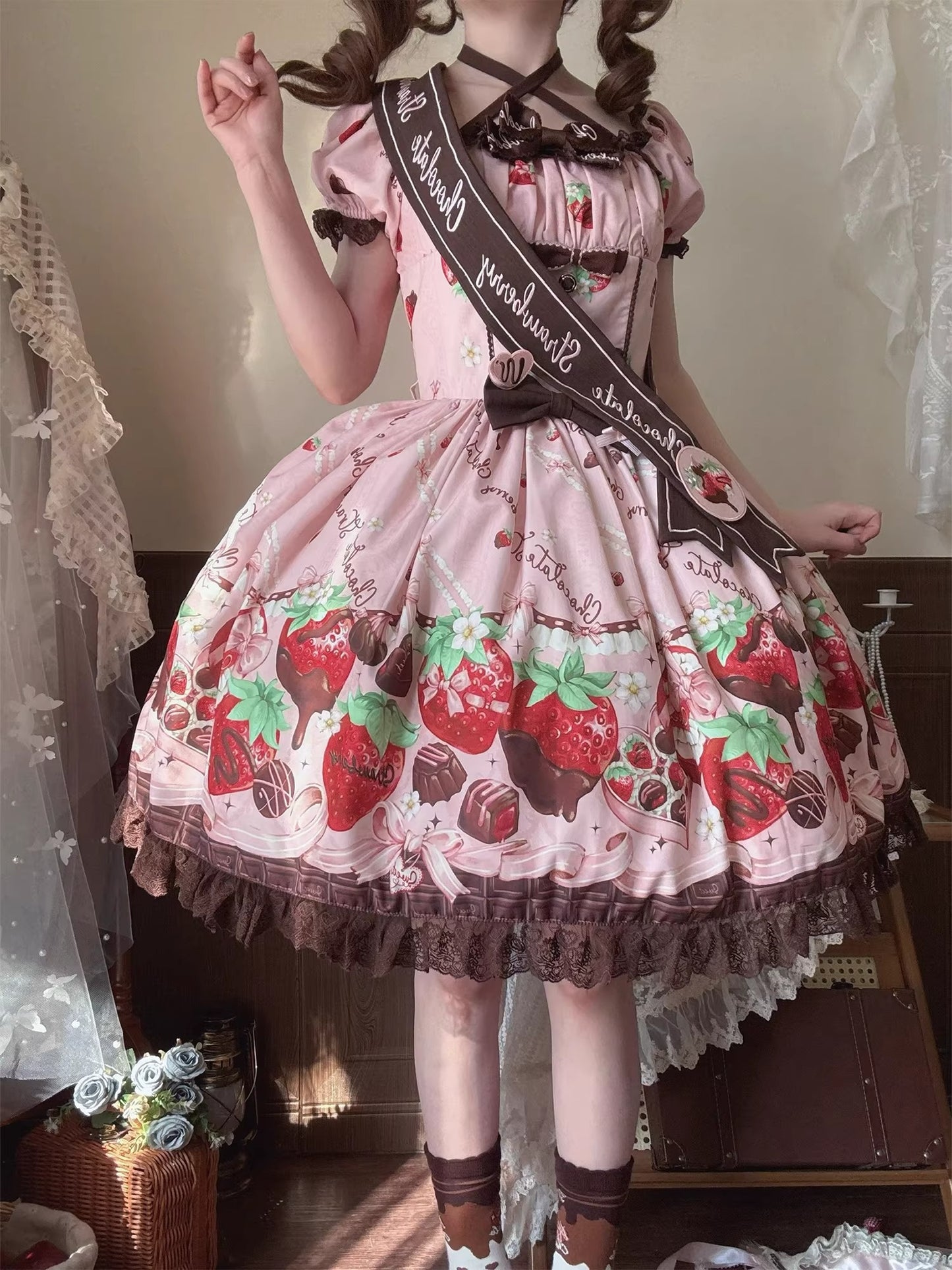 【受注予約~3/30】Berry Lovers ワンピース・ジャンパースカート・サロペット・ブラウス【DreamWhale】