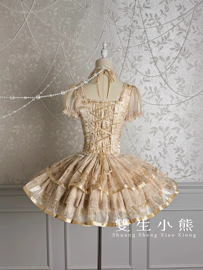 【受注予約~9/11】Gilded Dream ワンピース【双生小熊】