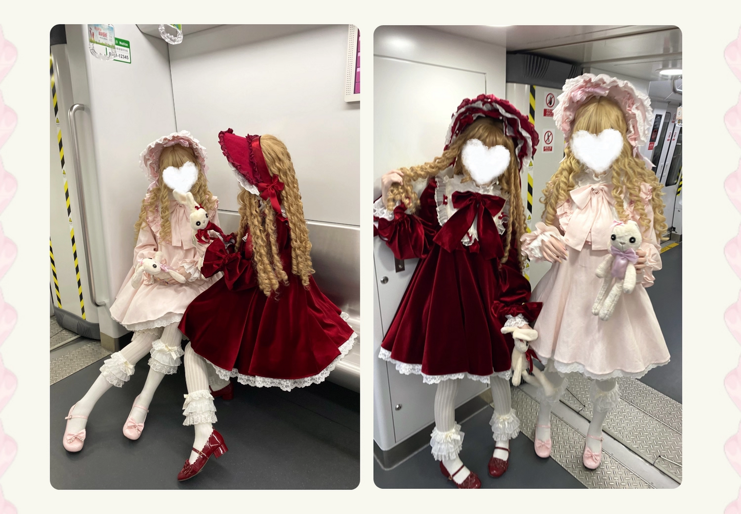【受注予約~1/25】Dolls Aラインワンピース・ハット・ドロワーズセット【signorina】