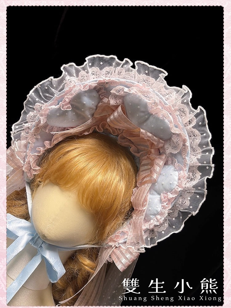 【受注予約~12/25】Love Heart アクセサリー【双生小熊】