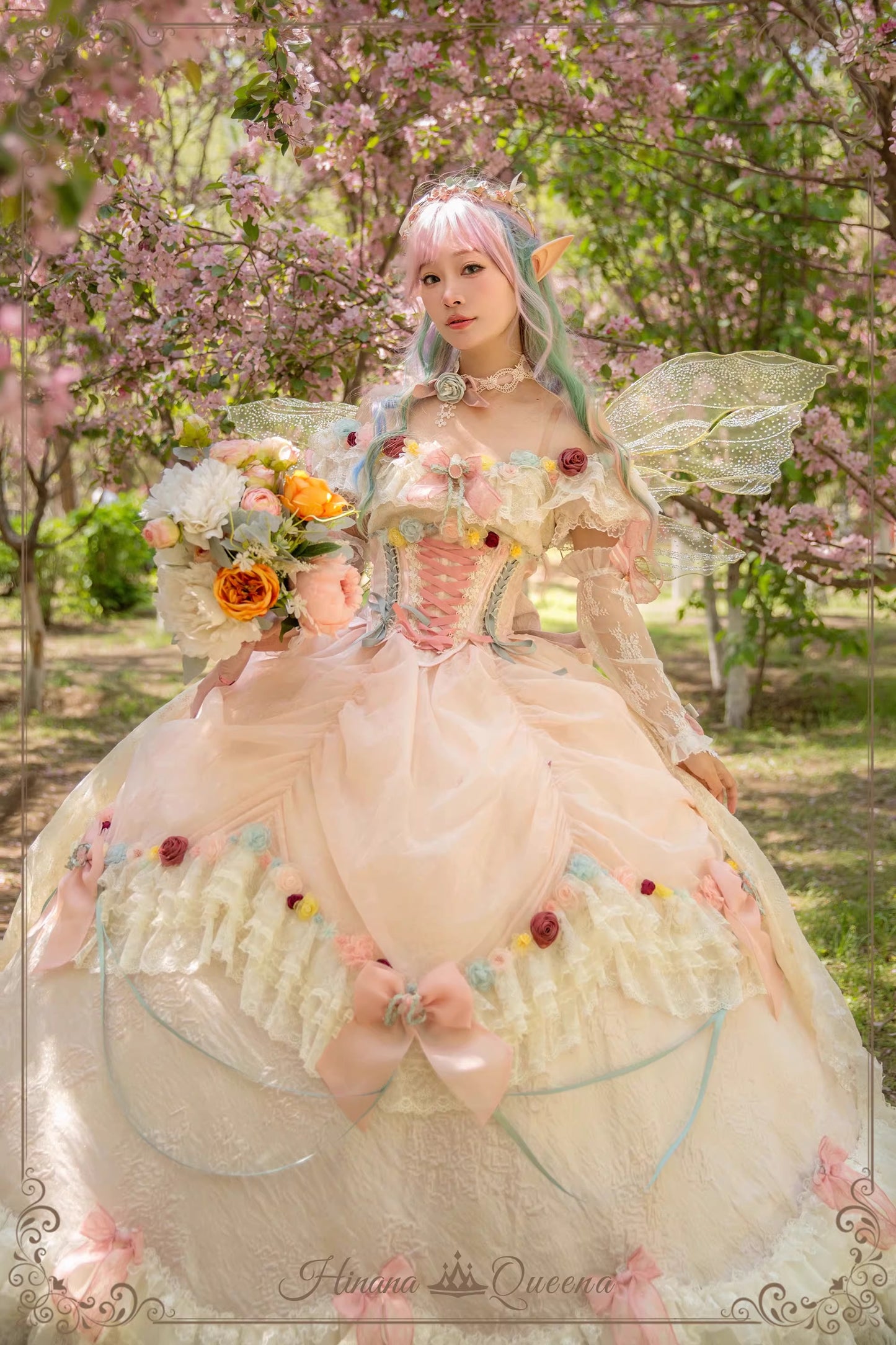 【受注予約~4/26】Gorgeous Wood Dandelion ワンピース・フルセット【Hinana Queena】