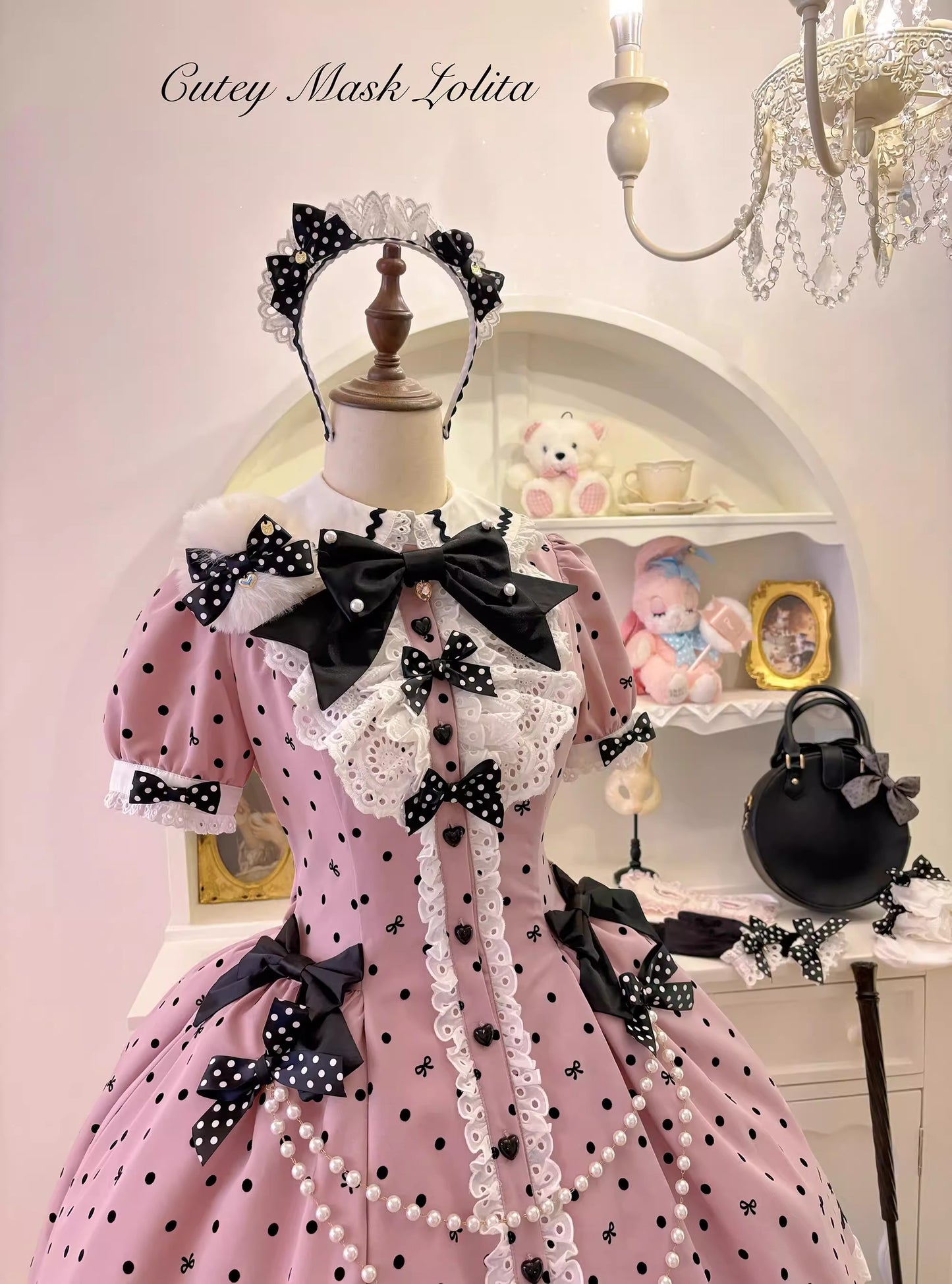 【受注予約~11/20】Ribbondoll ワンピース【Cutey Mask】