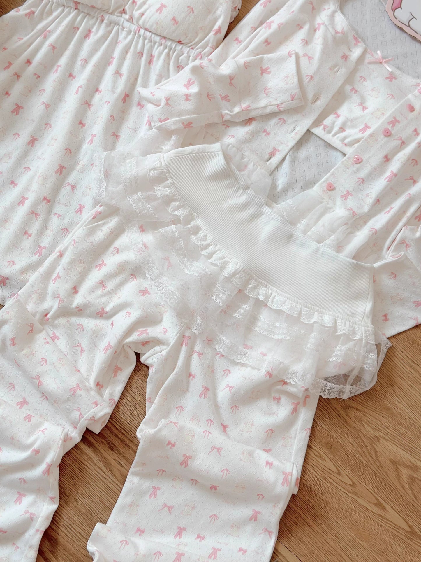 リボンナイトウェア【Sheep Puff】