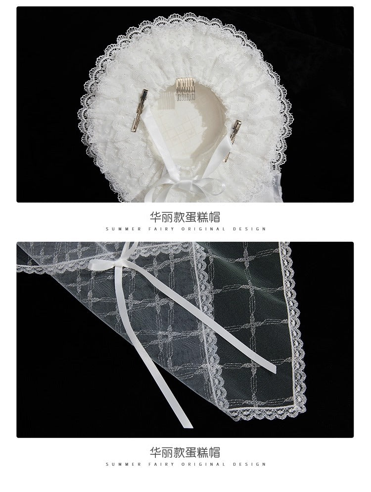 【受注予約~8/28】Strawberry momo Party ジャンパースカートセット(ウェディングver.)【仲夏物語】