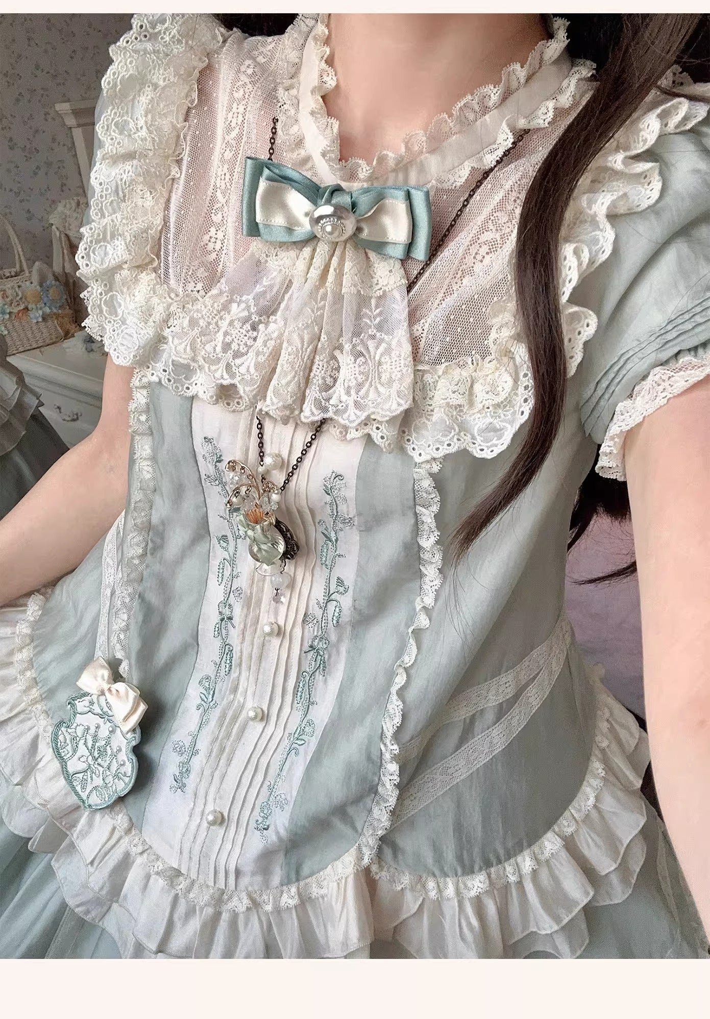【受注予約~4/19】Princess and the Pea セットアップ【LizBird】