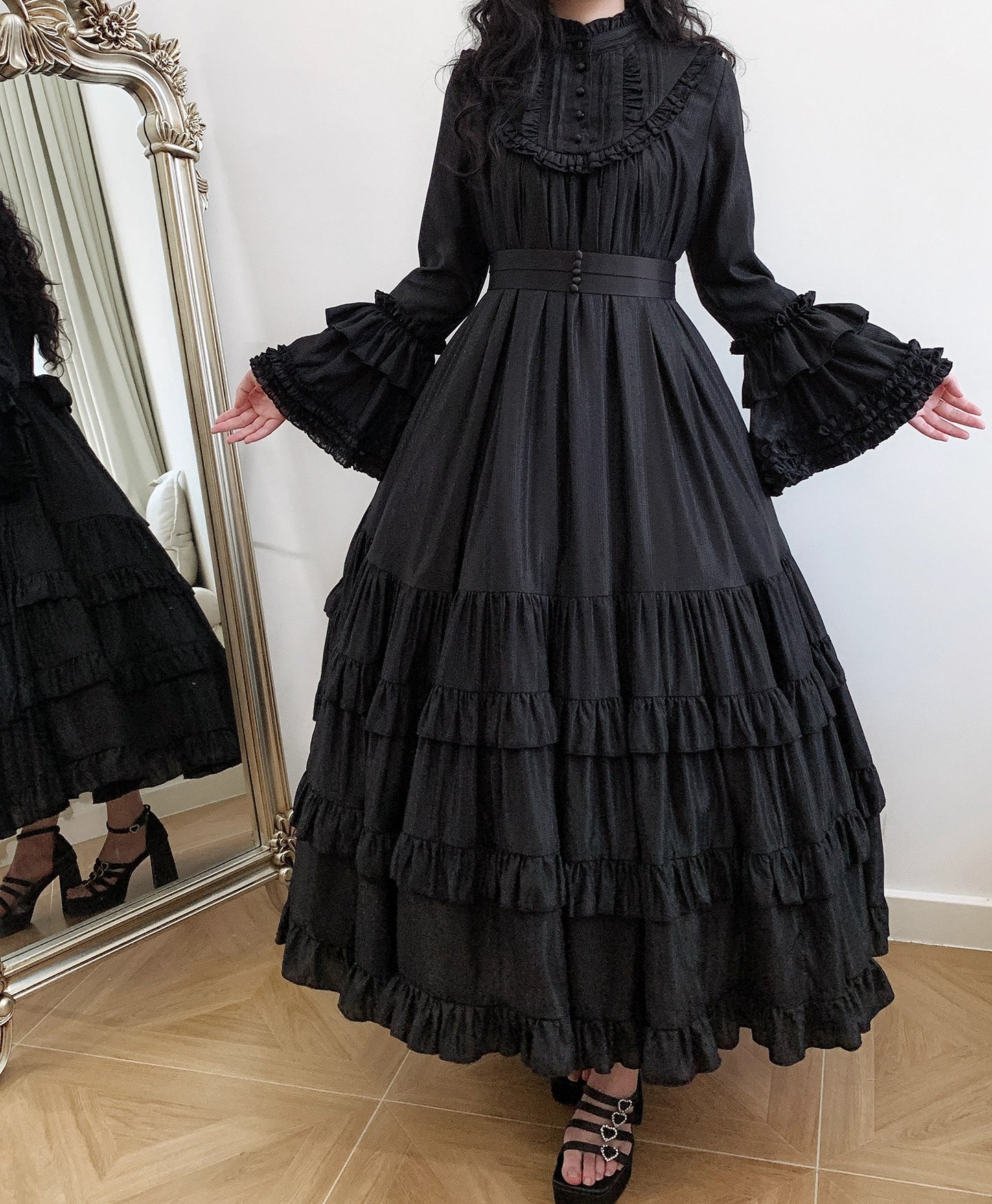 【受注予約~9/25】Princess of Windsor ワンピース・姫袖(プラスロング丈)【Little Dipper】