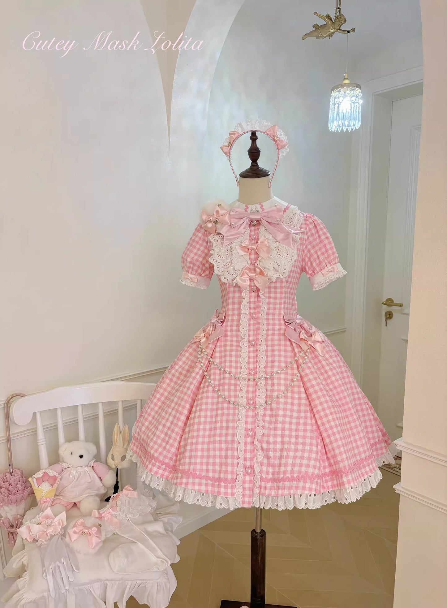 【受注予約~11/20】Ribbondoll ワンピース【Cutey Mask】