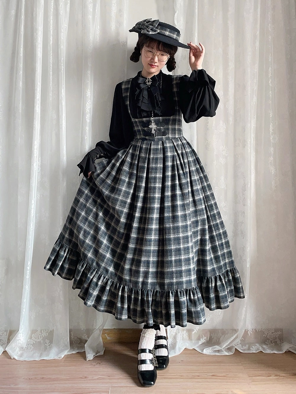 【受注予約~11/30】Earl Gray Tea 2.0 ジャンパースカート【Miss Cube】