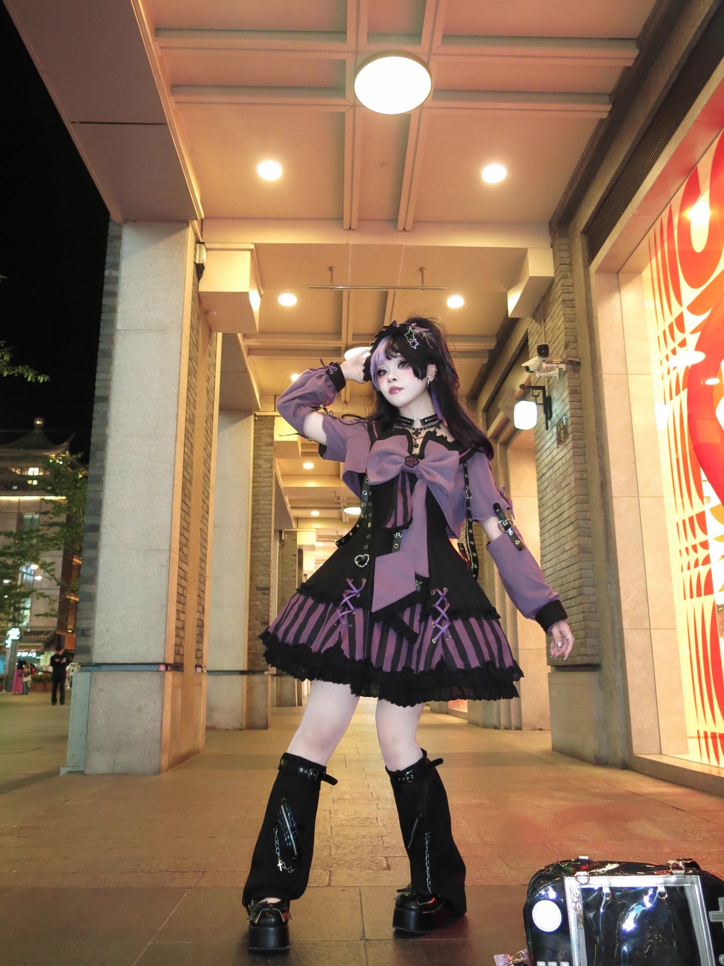 【受注予約~10/6】水色キャット フルセット(レッド・パープル)【Sakura】