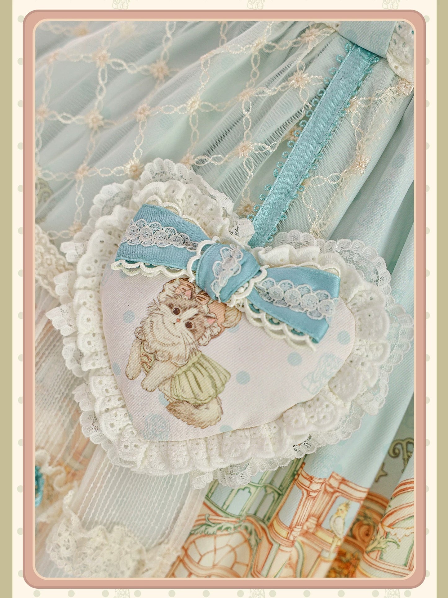 【受注予約~9/6】Fluffy Cat Castle ワンピース・ジャンパースカート【Alice Girl】