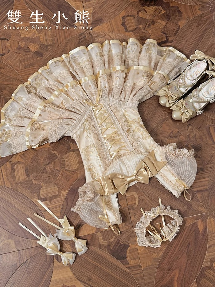 【受注予約~9/11】Gilded Dream ワンピース【双生小熊】