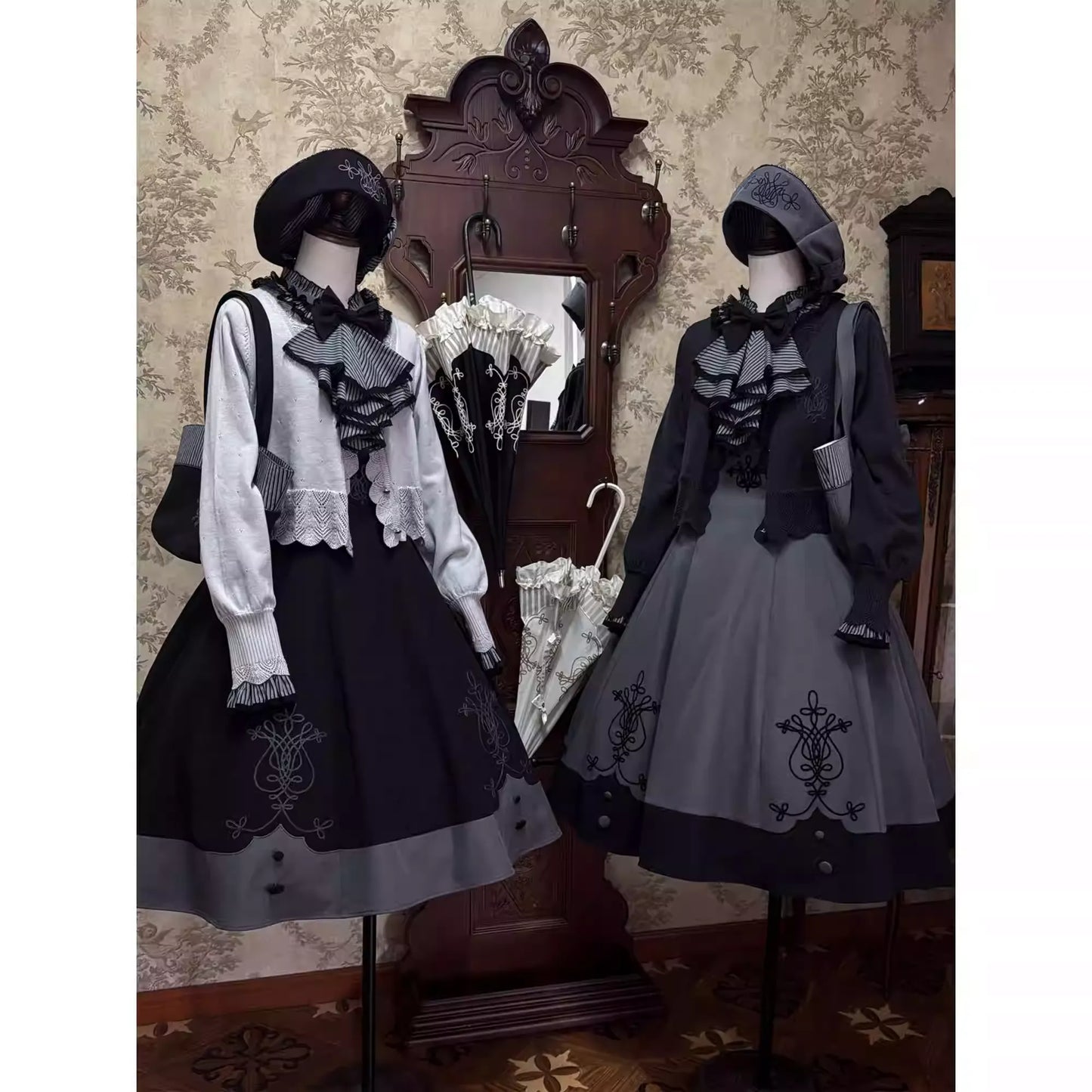 【受注予約~10/7】Laiya Academy スカート【iris de nuit】