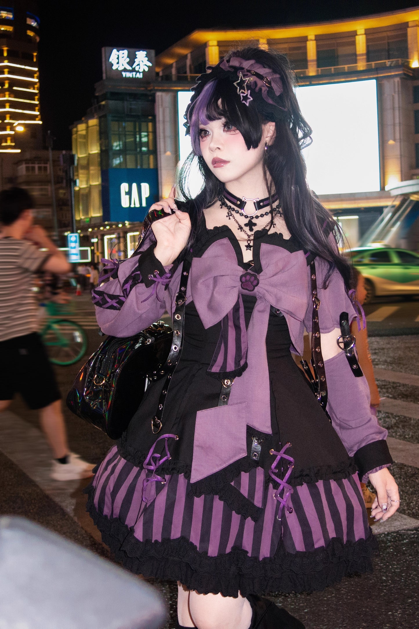 【受注予約~10/6】水色キャット フルセット(レッド・パープル)【Sakura】