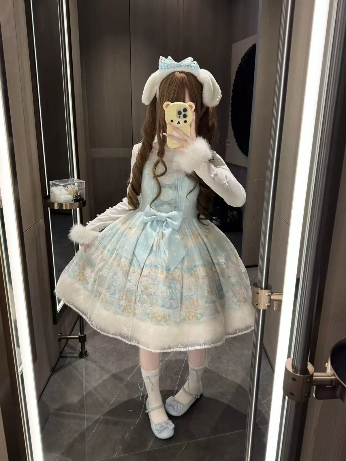 【受注予約~9/30】Kitty Musical Box ジャンパースカート・ケープ・2点セット【MY Cat-Twinkling Starlight】
