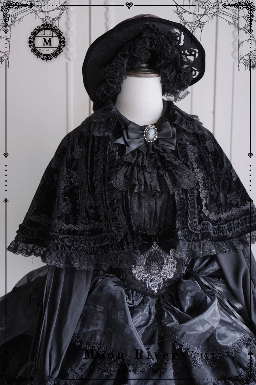 【受注予約~12/11】月光蜘蛛 ケープ・ボレロ【Moon River】