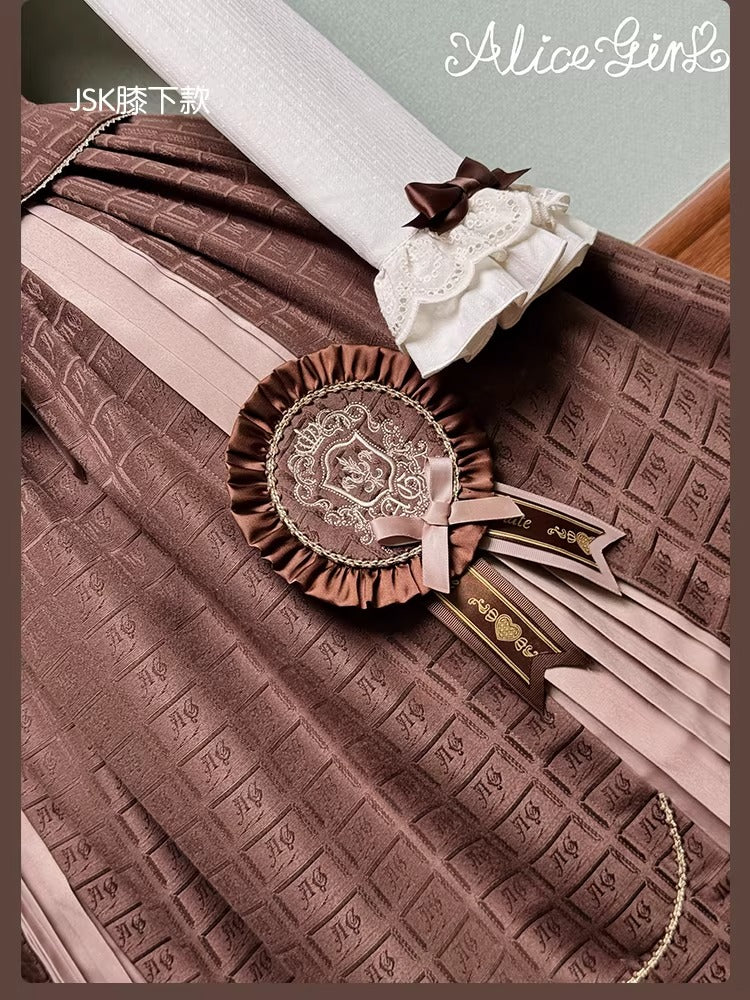 【受注予約~3/3】Chocolate Bear ジャンパースカート・スカート【Alice Girl】