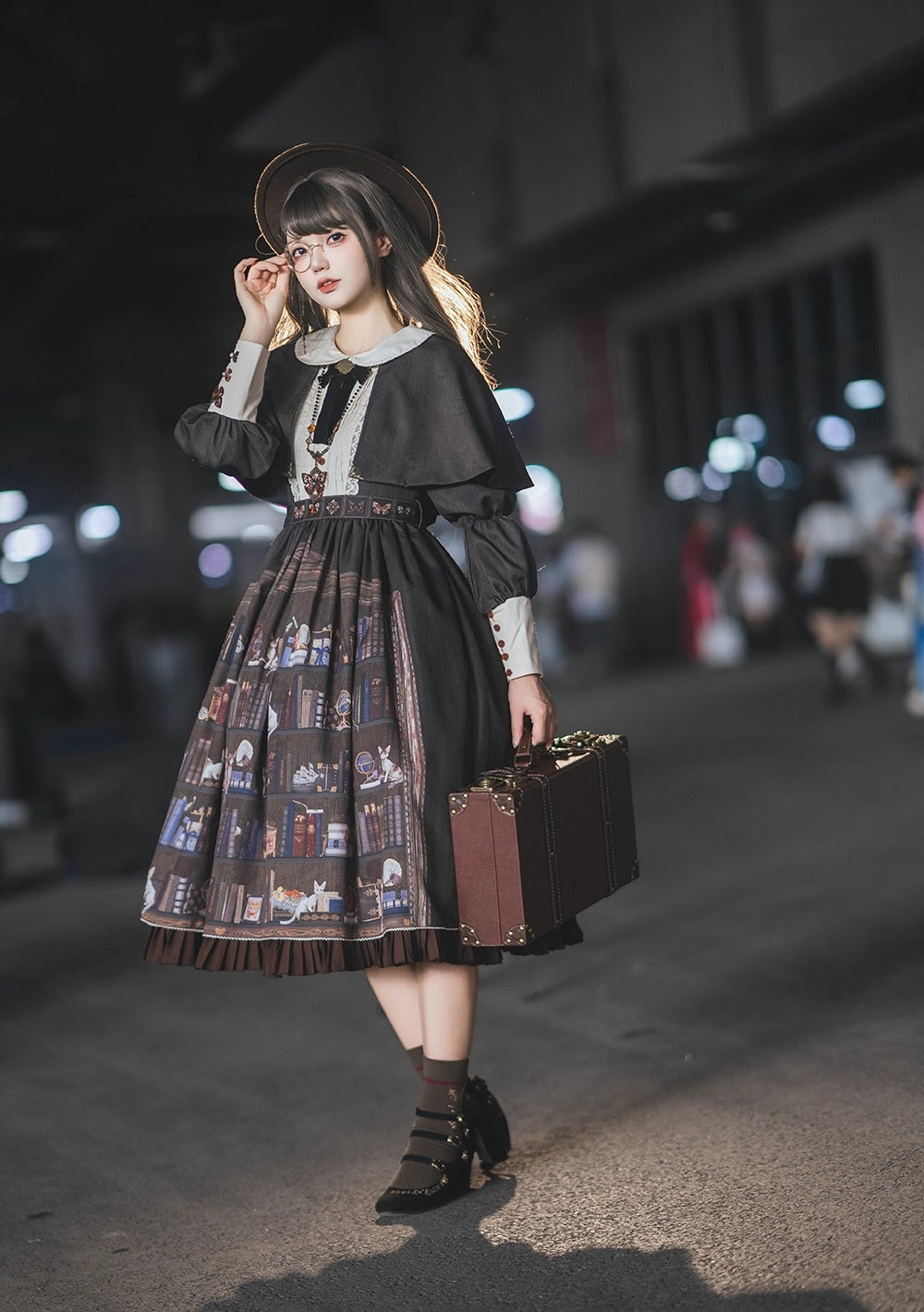 【受注予約~11/6】German Bookshelf ワンピース【Miss Point】