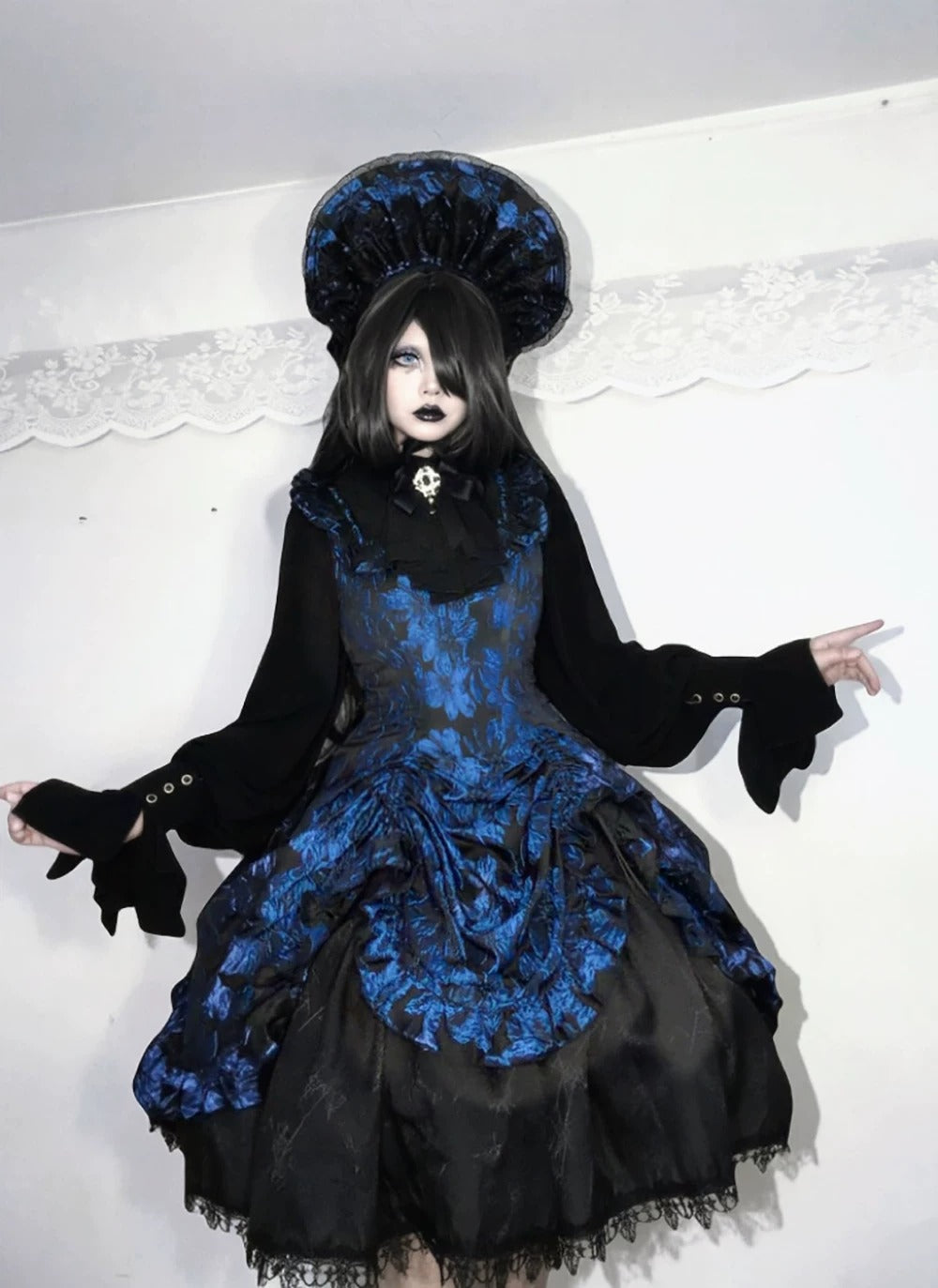 【受注予約~8/27】Midnight Lily ジャンパースカート【Miss Cube】