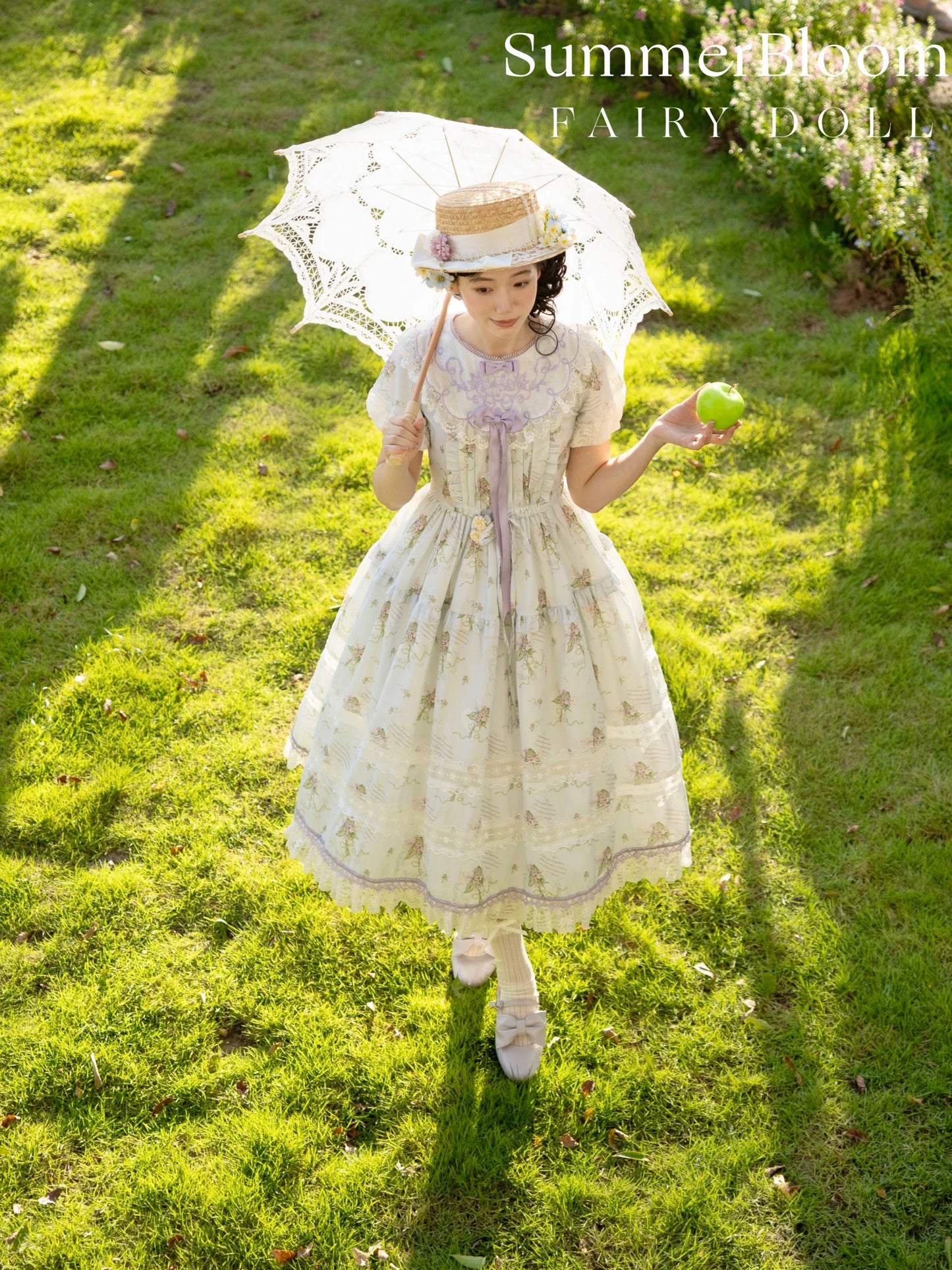 【受注予約~9/8】夏咲の花々 ワンピース【Fairy Doll】