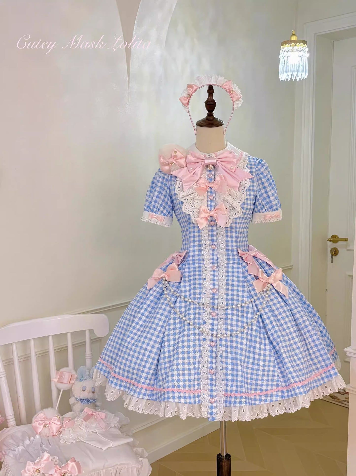 【受注予約~11/20】Ribbondoll ワンピース【Cutey Mask】