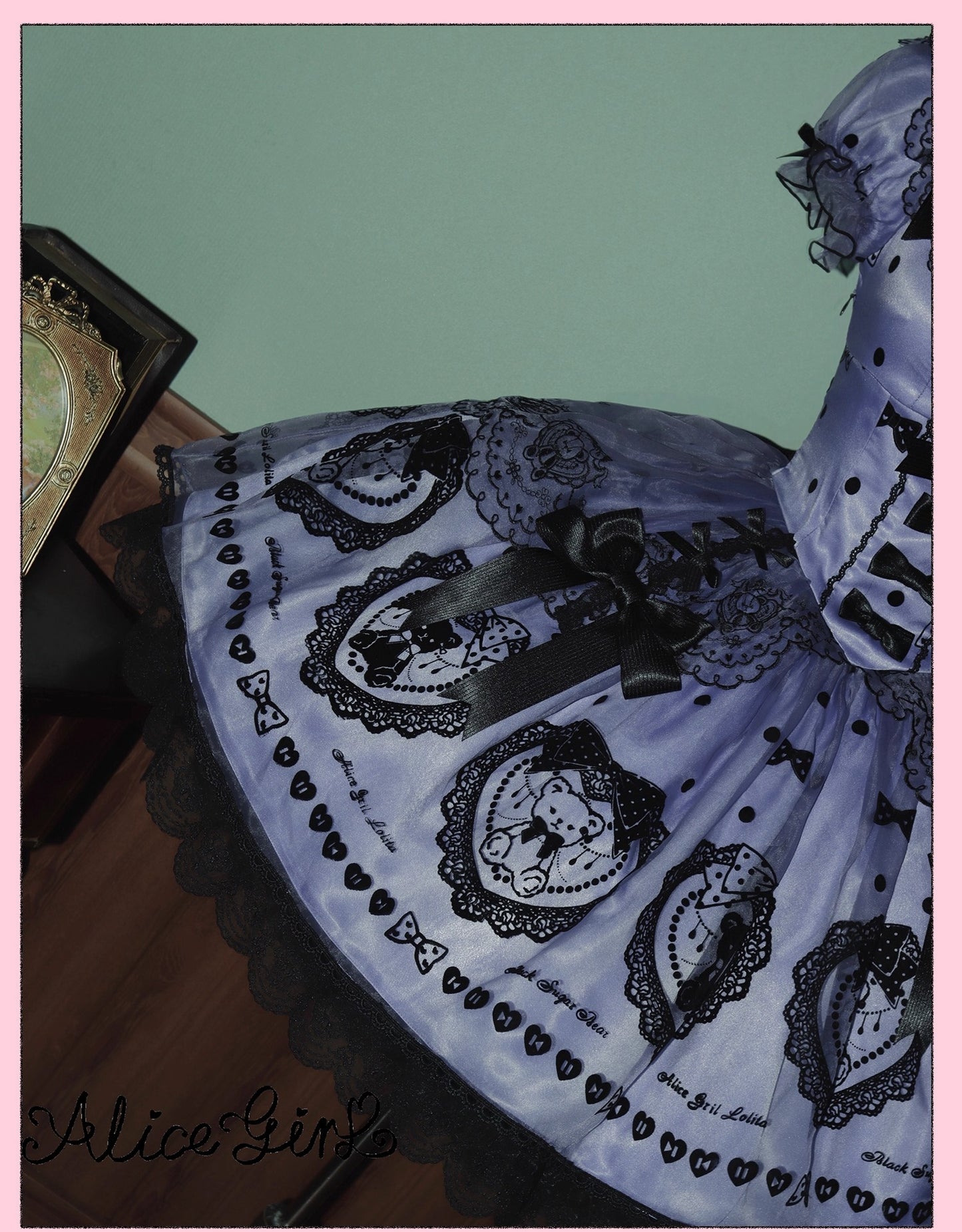 【受注予約~9/16】Brown Sugar Bear ワンピース【Alice Girl】