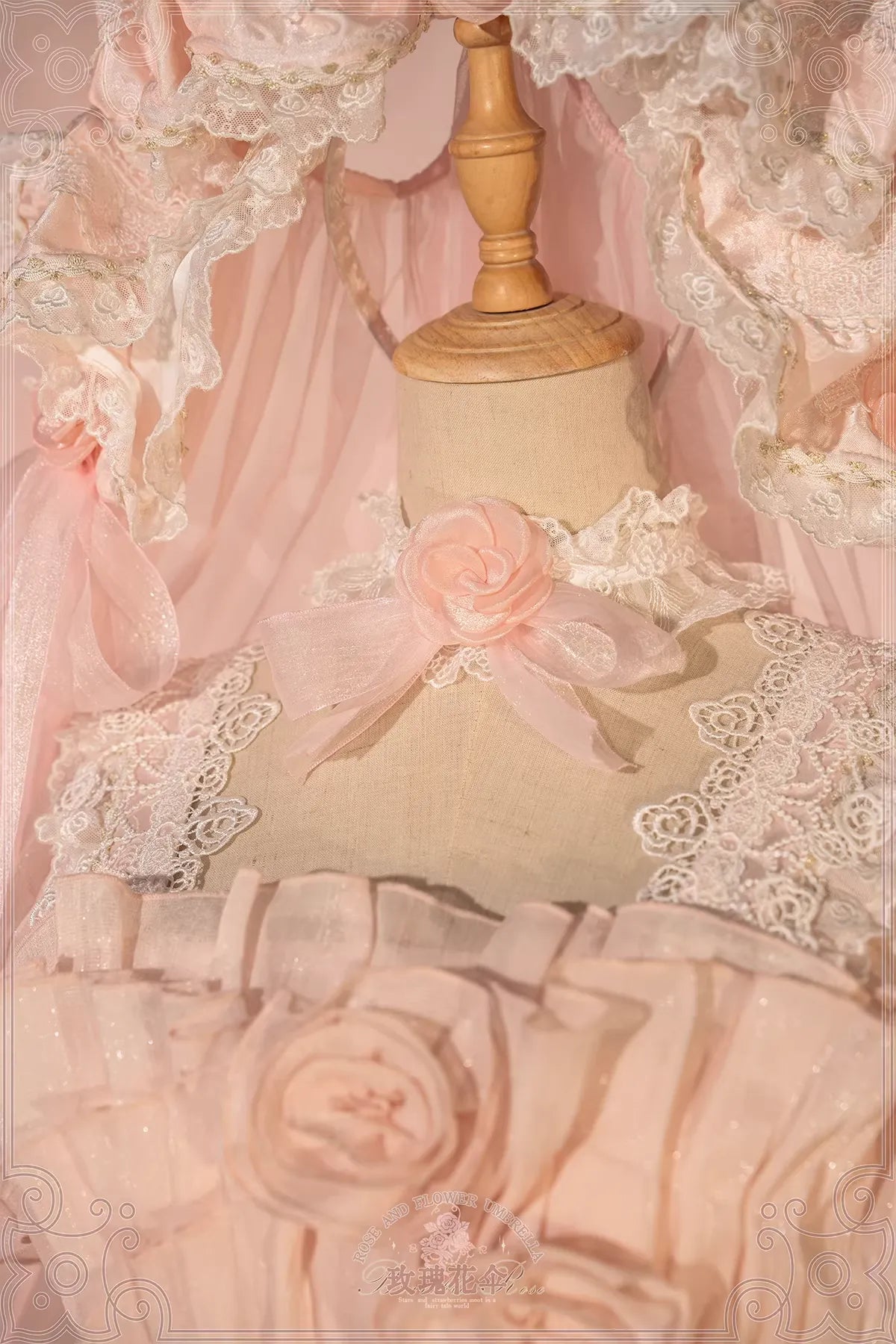 【受注予約~2/26】Rose Umbrella フルセット【Bramble Rose】