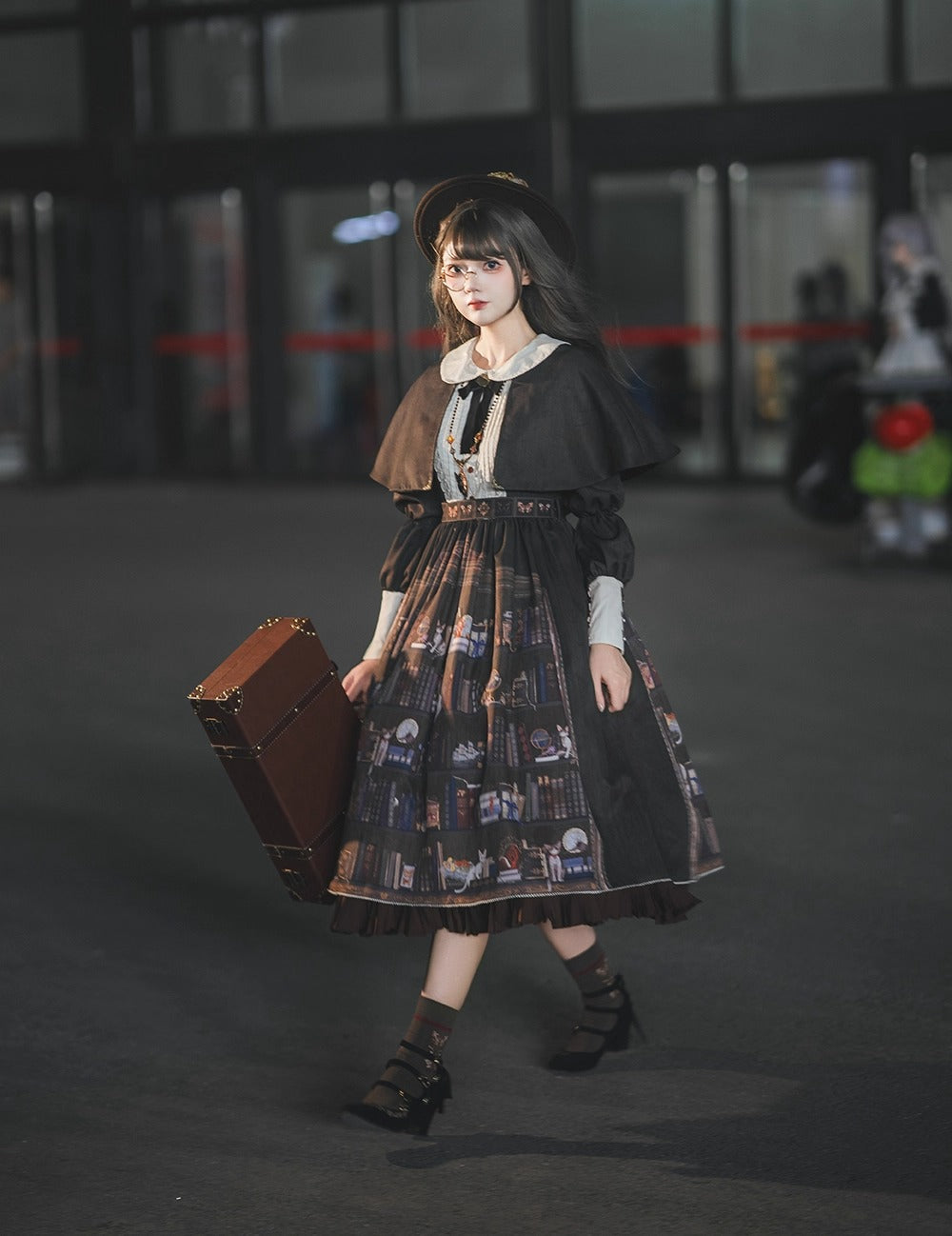 【受注予約~11/6】German Bookshelf ワンピース【Miss Point】