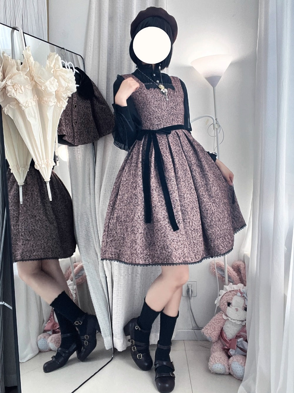 【受注予約~11/30】Earl Gray Tea 2.0 ジャンパースカート【Miss Cube】