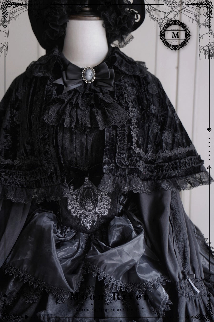 【受注予約~12/11】月光蜘蛛 ケープ・ボレロ【Moon River】