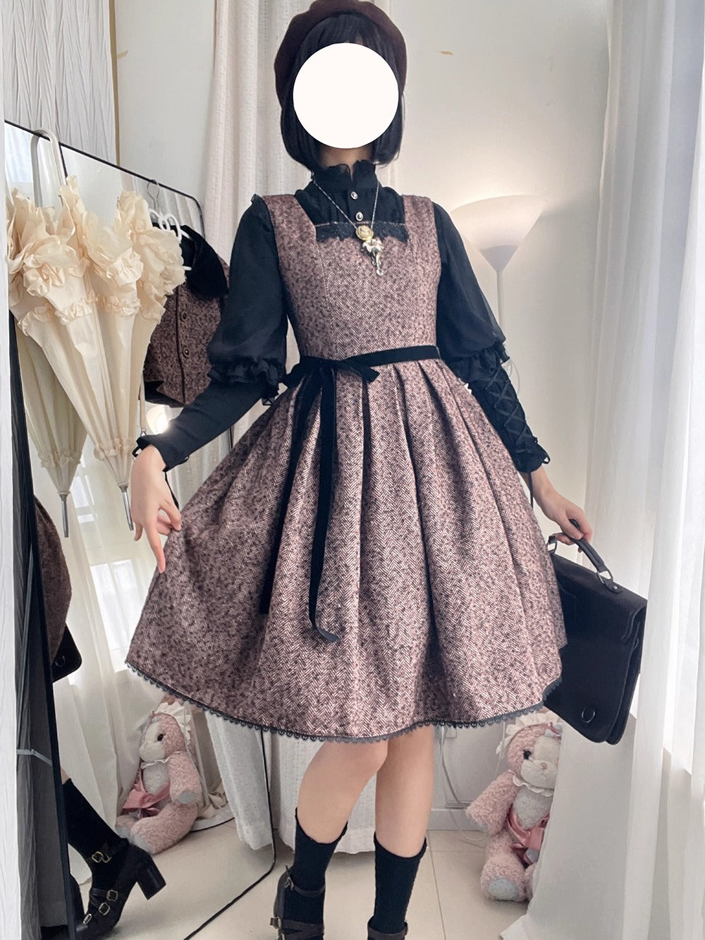 【受注予約~11/30】Earl Gray Tea 2.0 ジャンパースカート【Miss Cube】