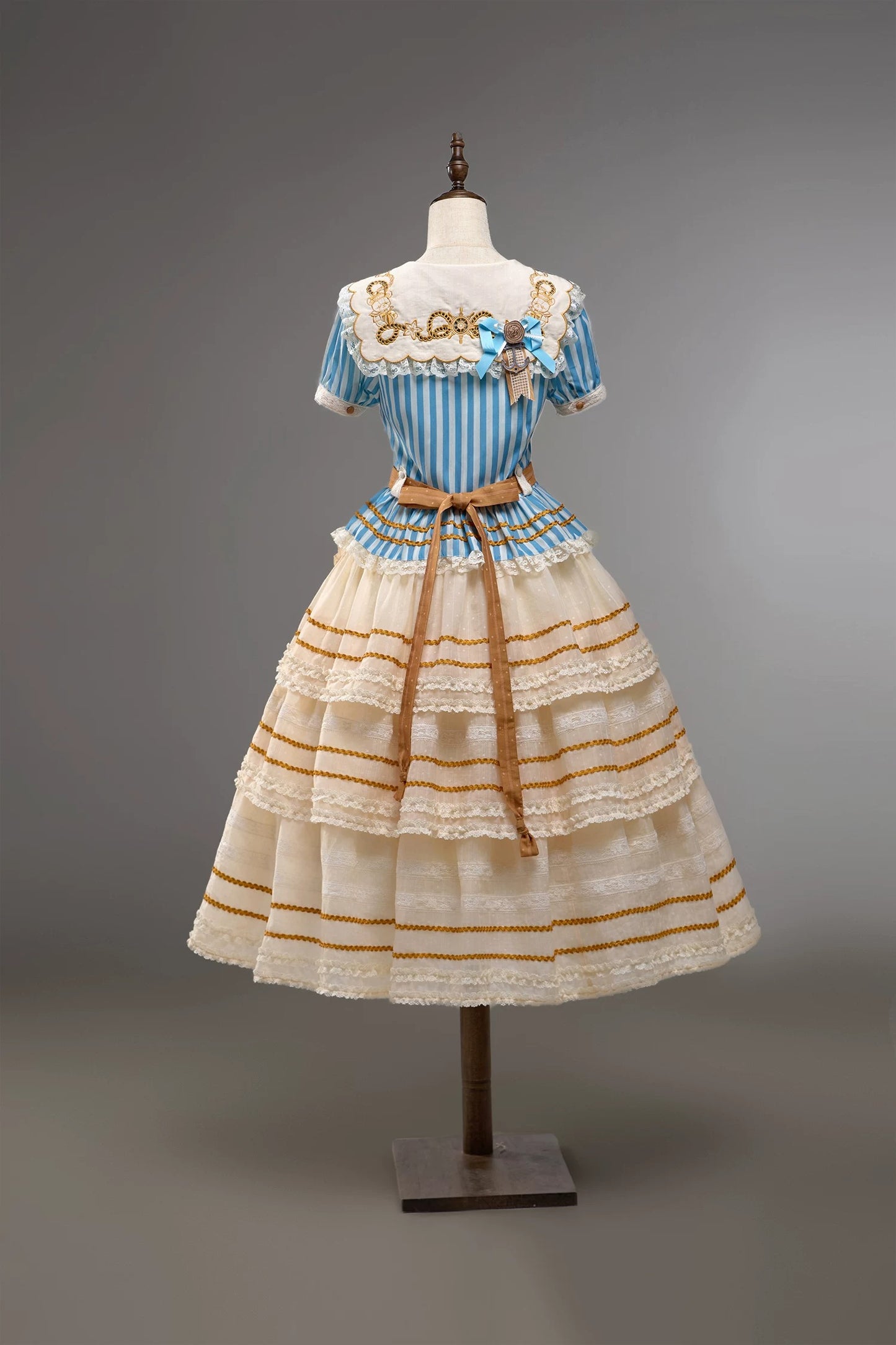 【受注予約~6/28】Antique Sailor Bear トップス・スカート・フルセット【双生小熊】