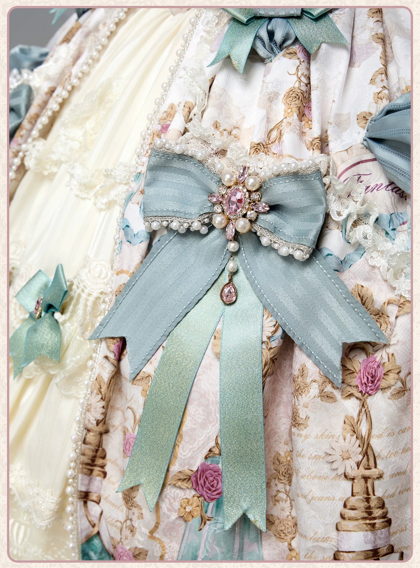 【受注予約~6/16】Antique Jewel Fragrance ジャンパースカート・フルセット【双生小熊】