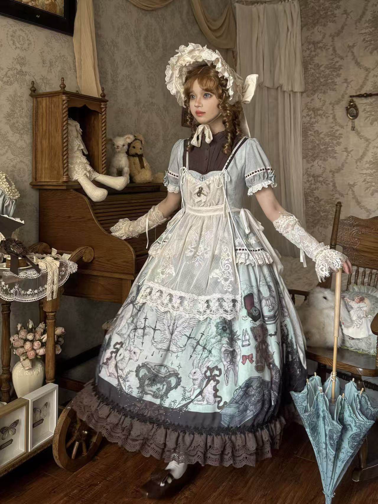 【受注予約~2/18】Symbiosis Doll エプロン【黒眼窩診療室】