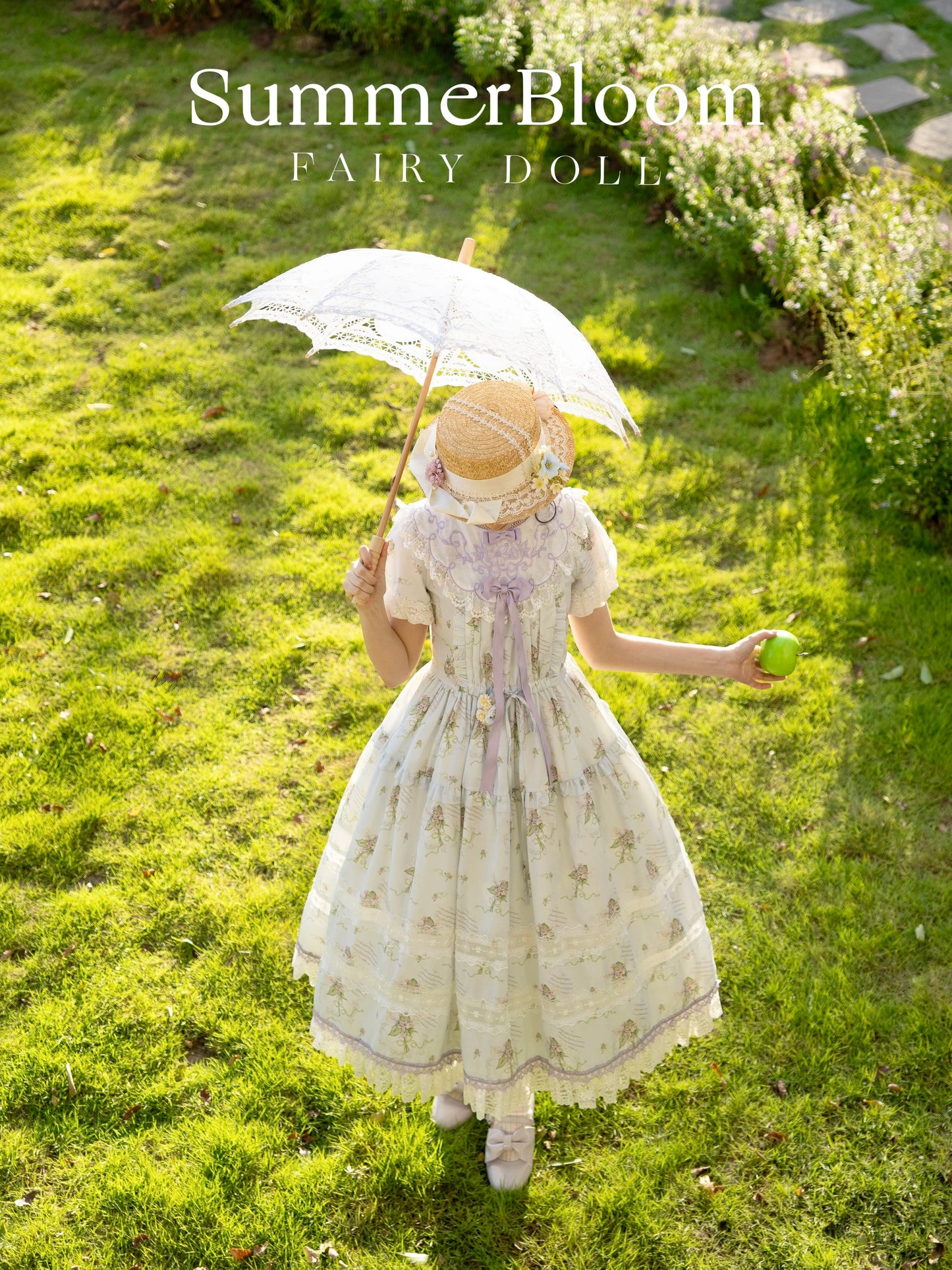 【受注予約~9/8】夏咲の花々 ワンピース【Fairy Doll】