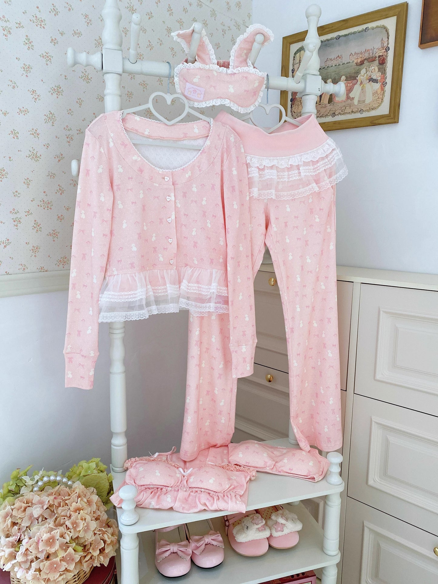 リボンナイトウェア【Sheep Puff】