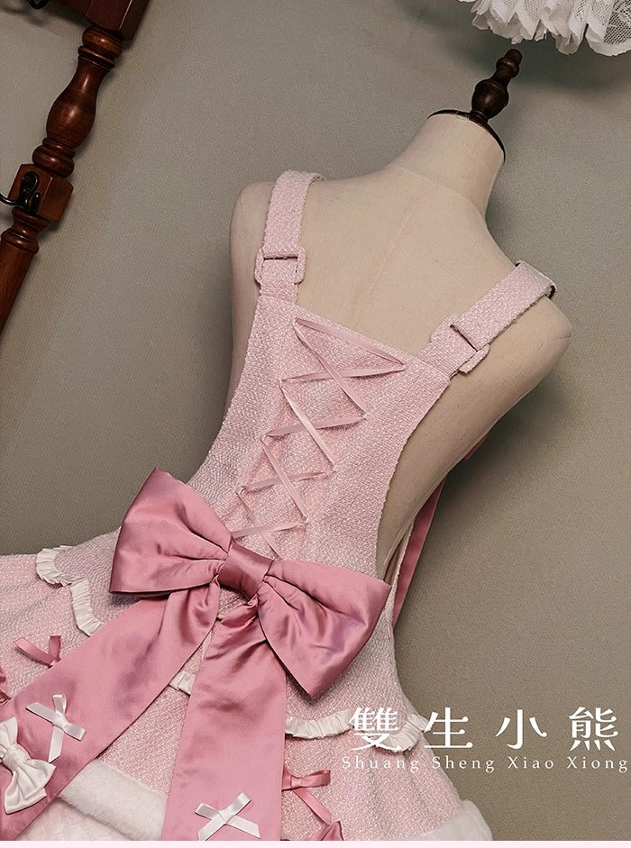 【受注予約~10/23】Frosted Sugar Rabbit ジャンパースカート・サロペット【双生小熊】