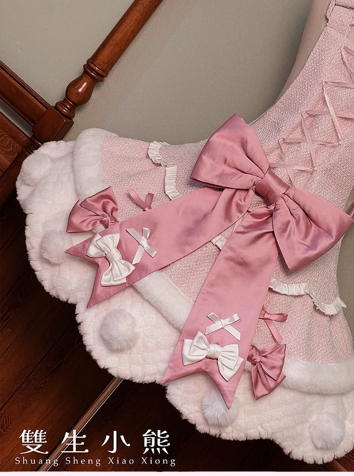 【受注予約~10/23】Frosted Sugar Rabbit ジャンパースカート・サロペット【双生小熊】