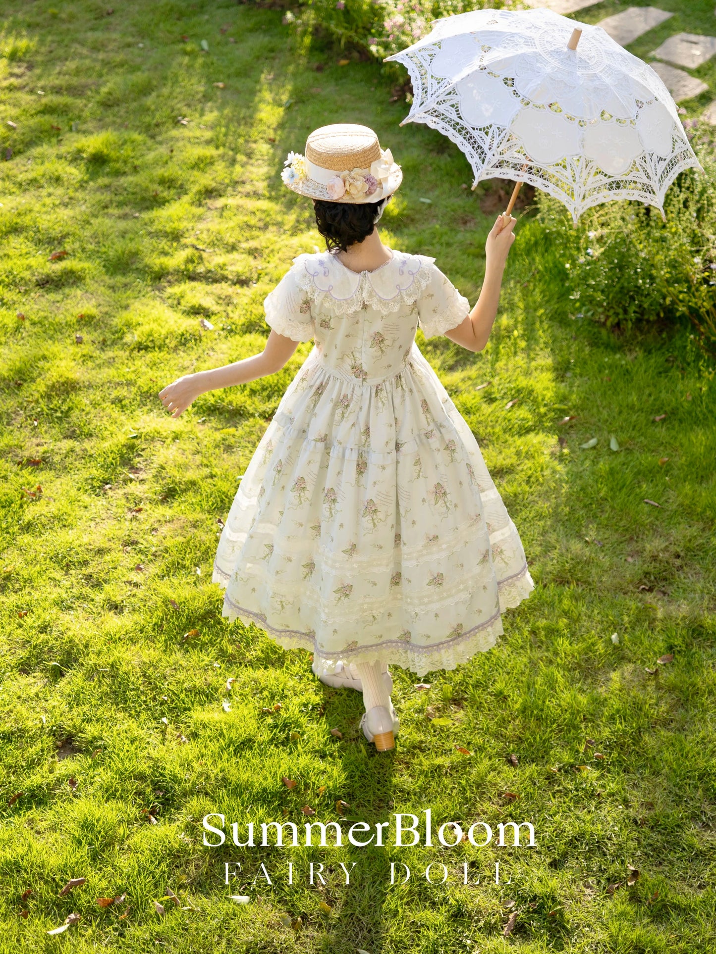 【受注予約~9/8】夏咲の花々 ワンピース【Fairy Doll】