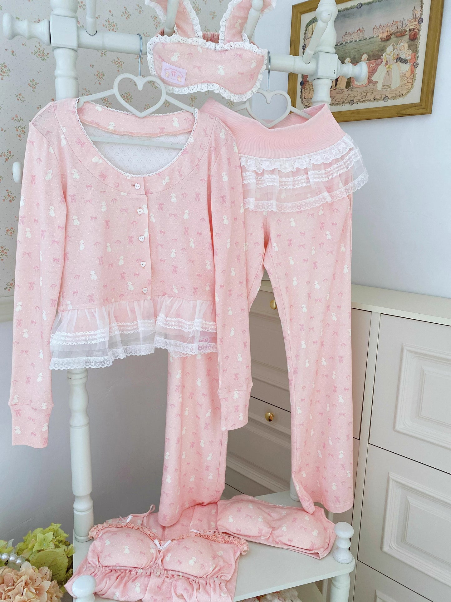 リボンナイトウェア【Sheep Puff】