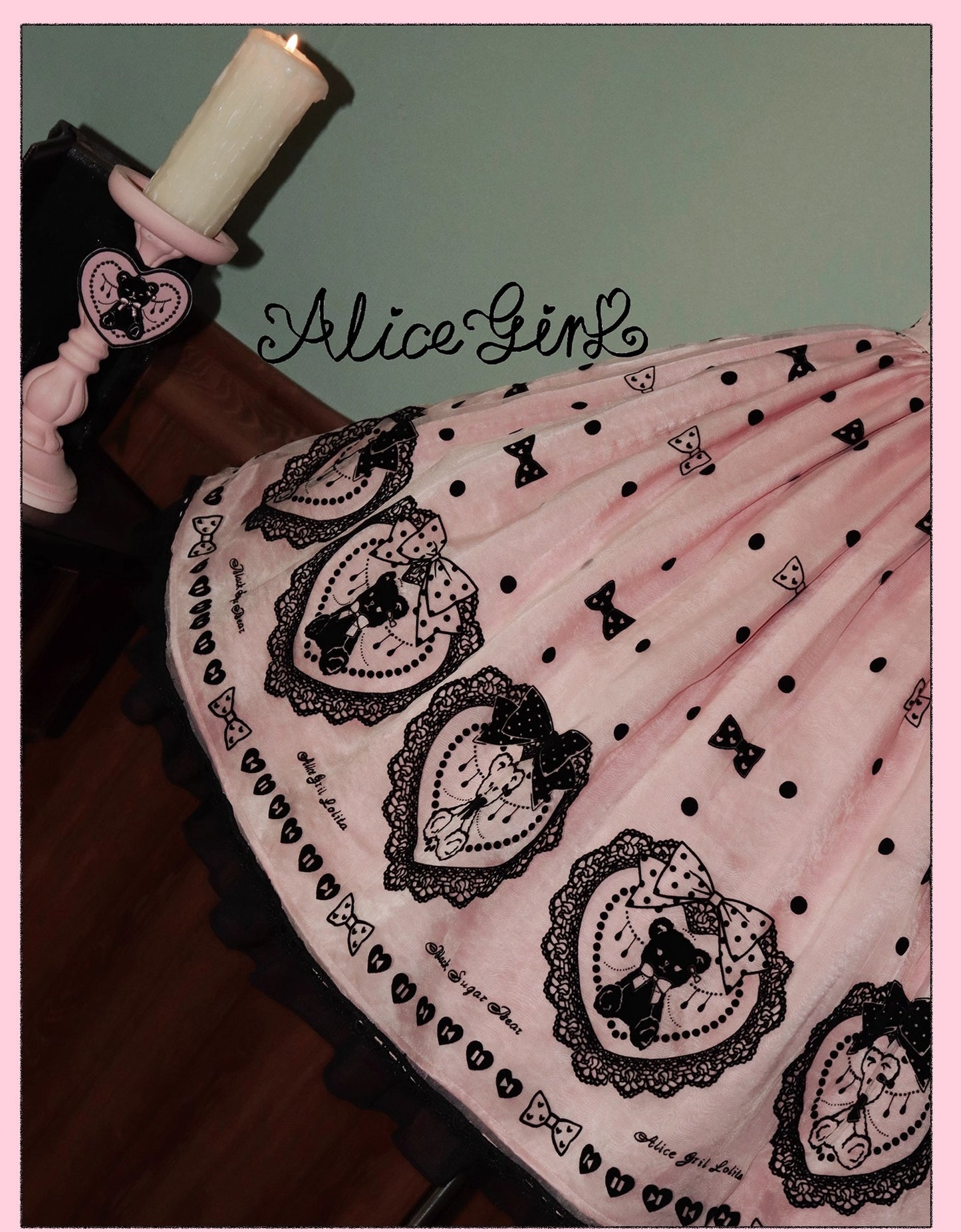 【受注予約~9/16】Brown Sugar Bear ジャンパースカート【Alice Girl】