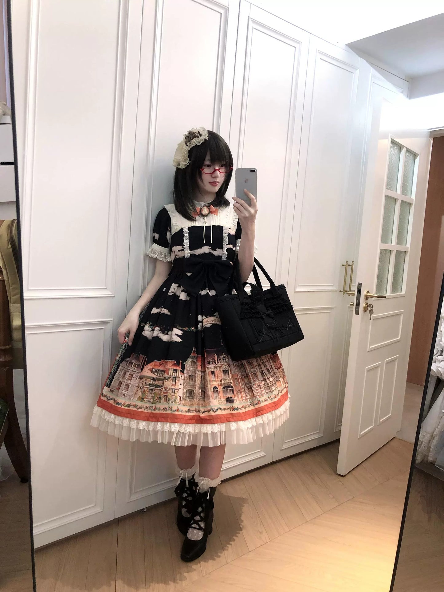 【受注予約~5/6】Dewans Garden Town ワンピース・ジャンパースカート【Cutey Mask】