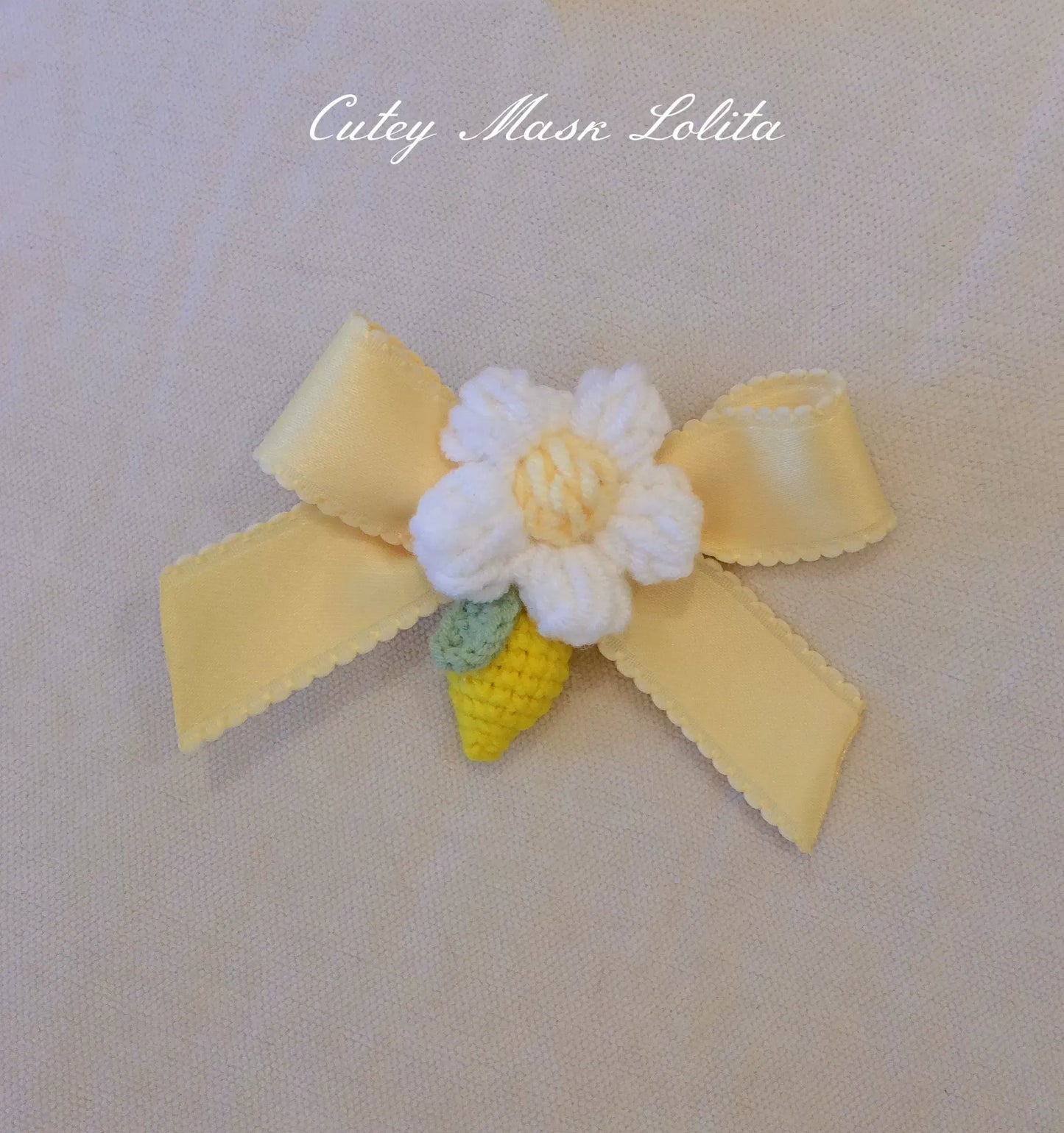 【受注予約~9/10】Lemon Kitty Dream カーディガン・アクセサリー【Cutey Mask】