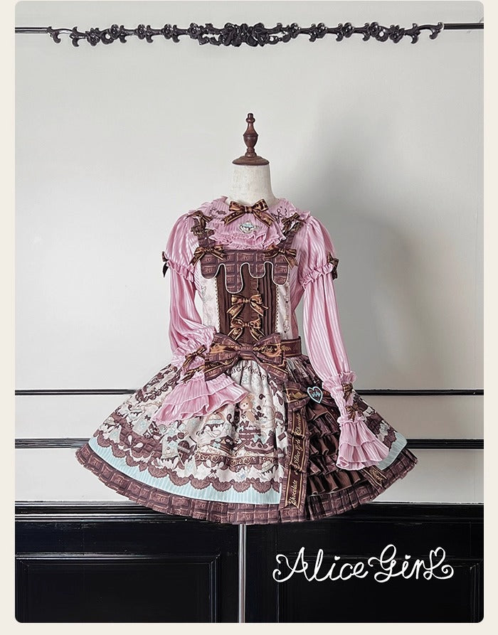[Vorbestellungen bis 8. Oktober möglich] Schokoladenbärbluse [Alice Girl]