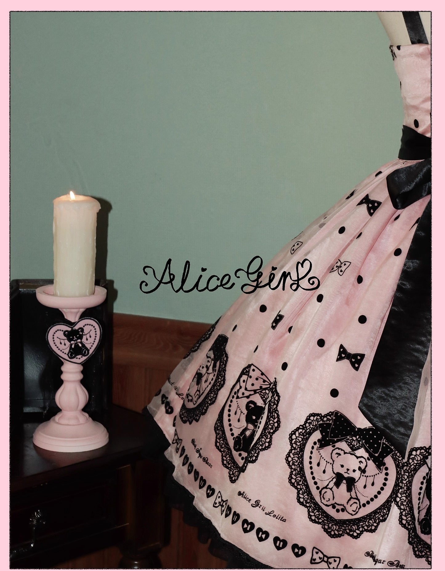 【受注予約~9/16】Brown Sugar Bear ジャンパースカート【Alice Girl】