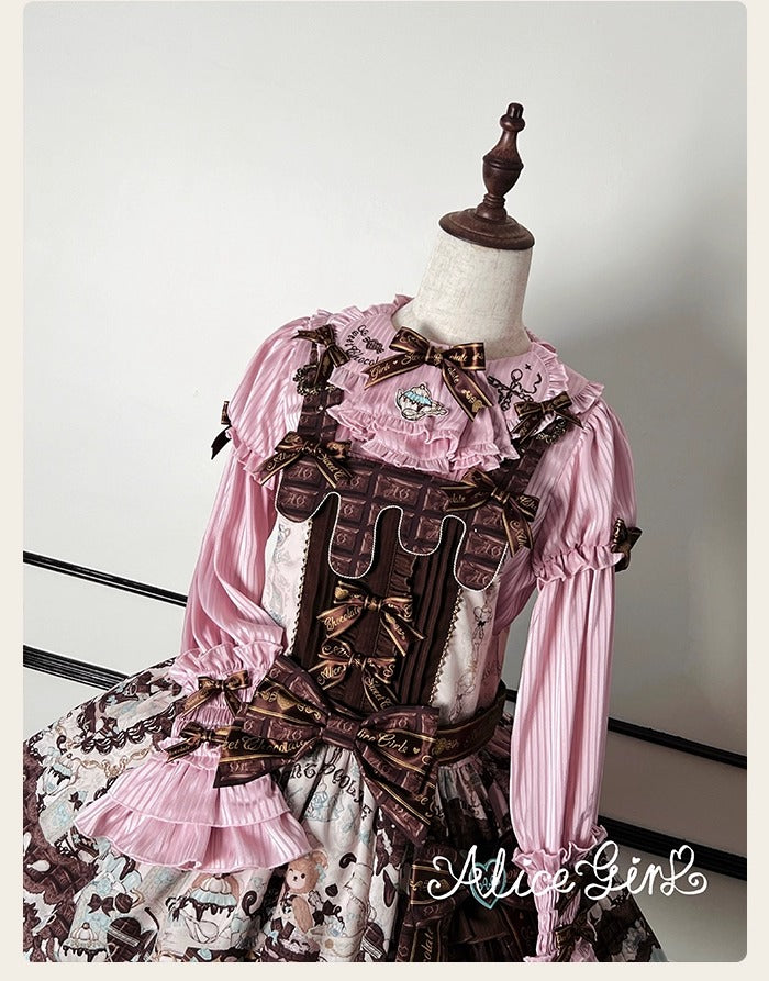 [Vorbestellungen bis 8. Oktober möglich] Schokoladenbärbluse [Alice Girl]