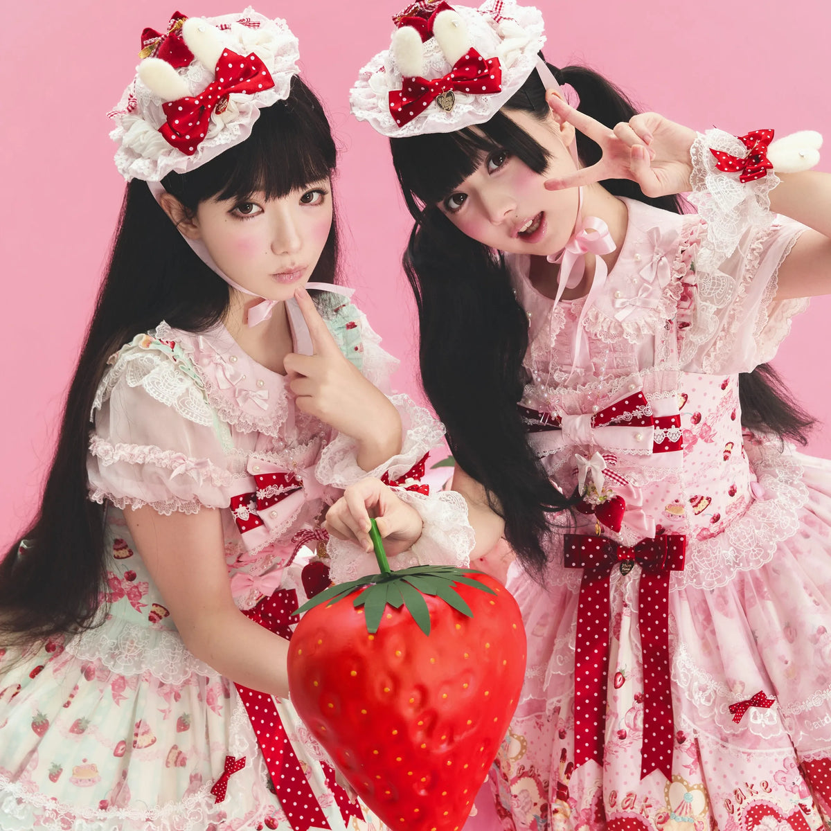 【受注予約~10/8】Berry Bunny ジャンパースカート【MY Cat-Twinkling Starlight】