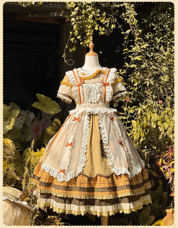 【受注予約~10/2】Autumn Harvest in the Hill エプロン【花与珍珠匣】