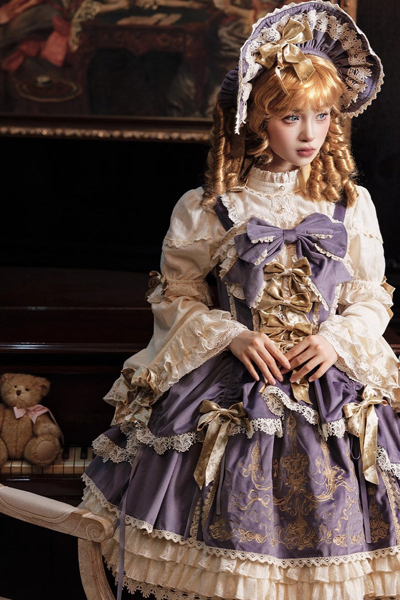 【受注予約~9/16】Candle Doll ジャンパースカート【Bramble Rose】